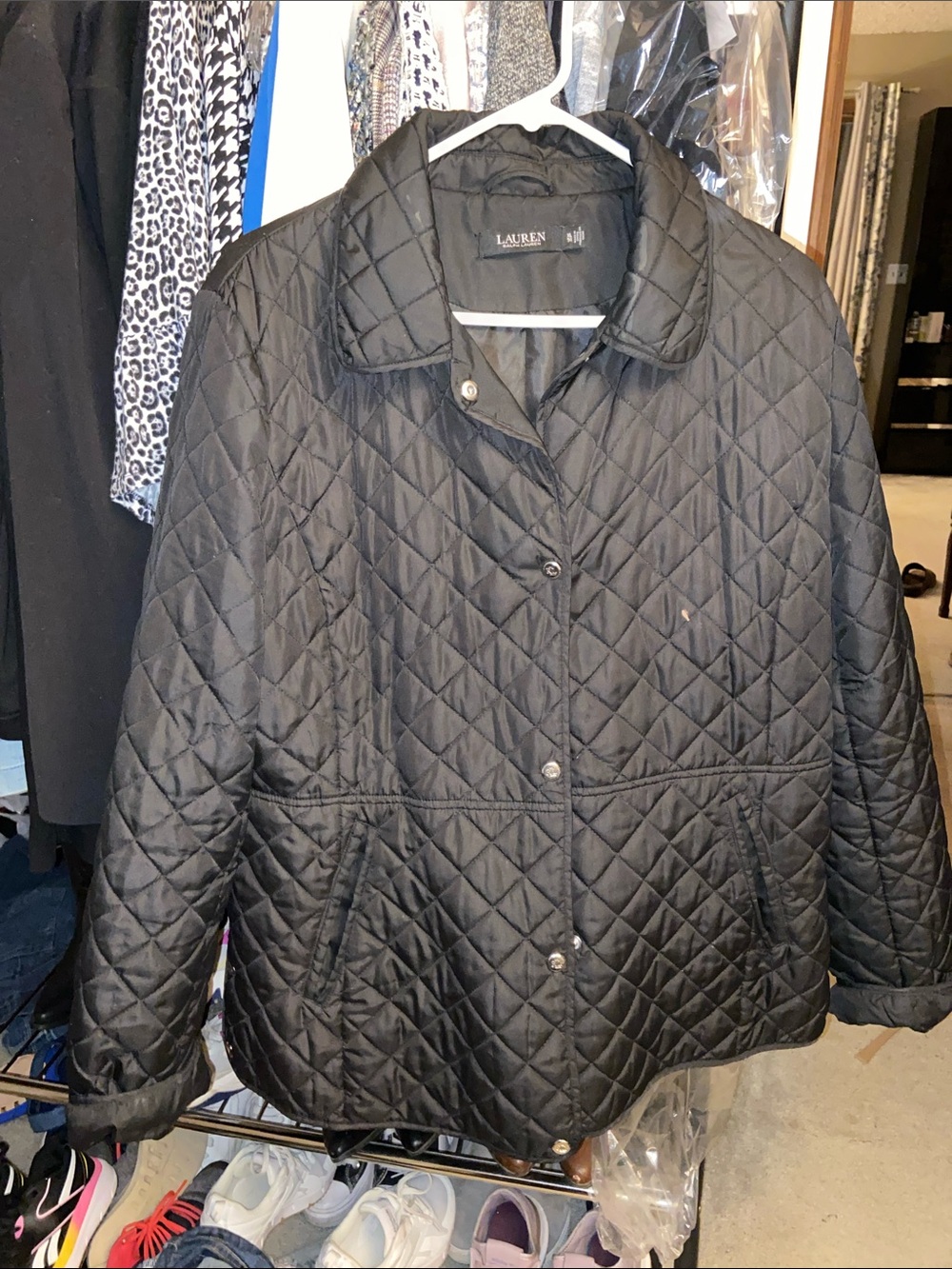 Lauren Ralph Lauren Black Quilted Puffer Jacket for Women
